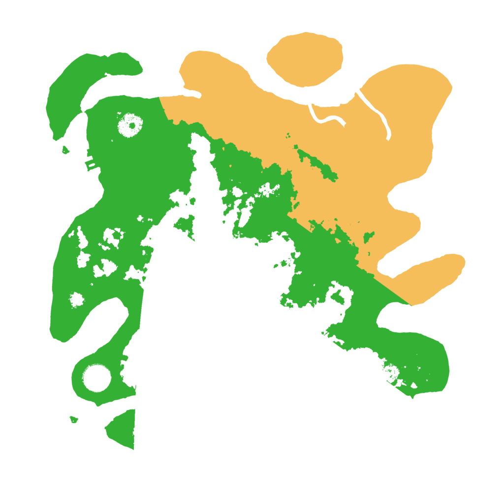 Biome Rust Map: Procedural Map, Size: 3200, Seed: 301161