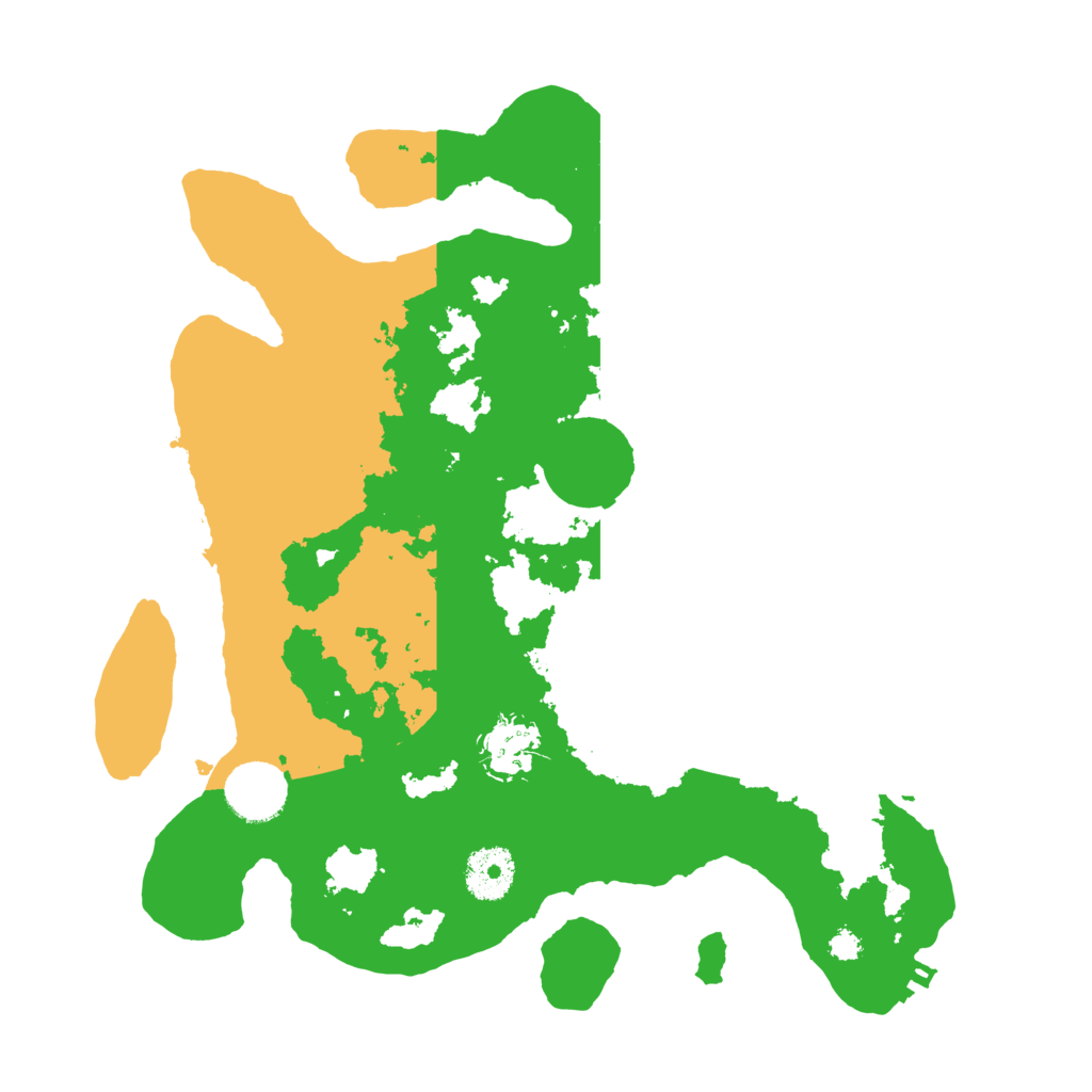 Biome Rust Map: Procedural Map, Size: 3200, Seed: 444423