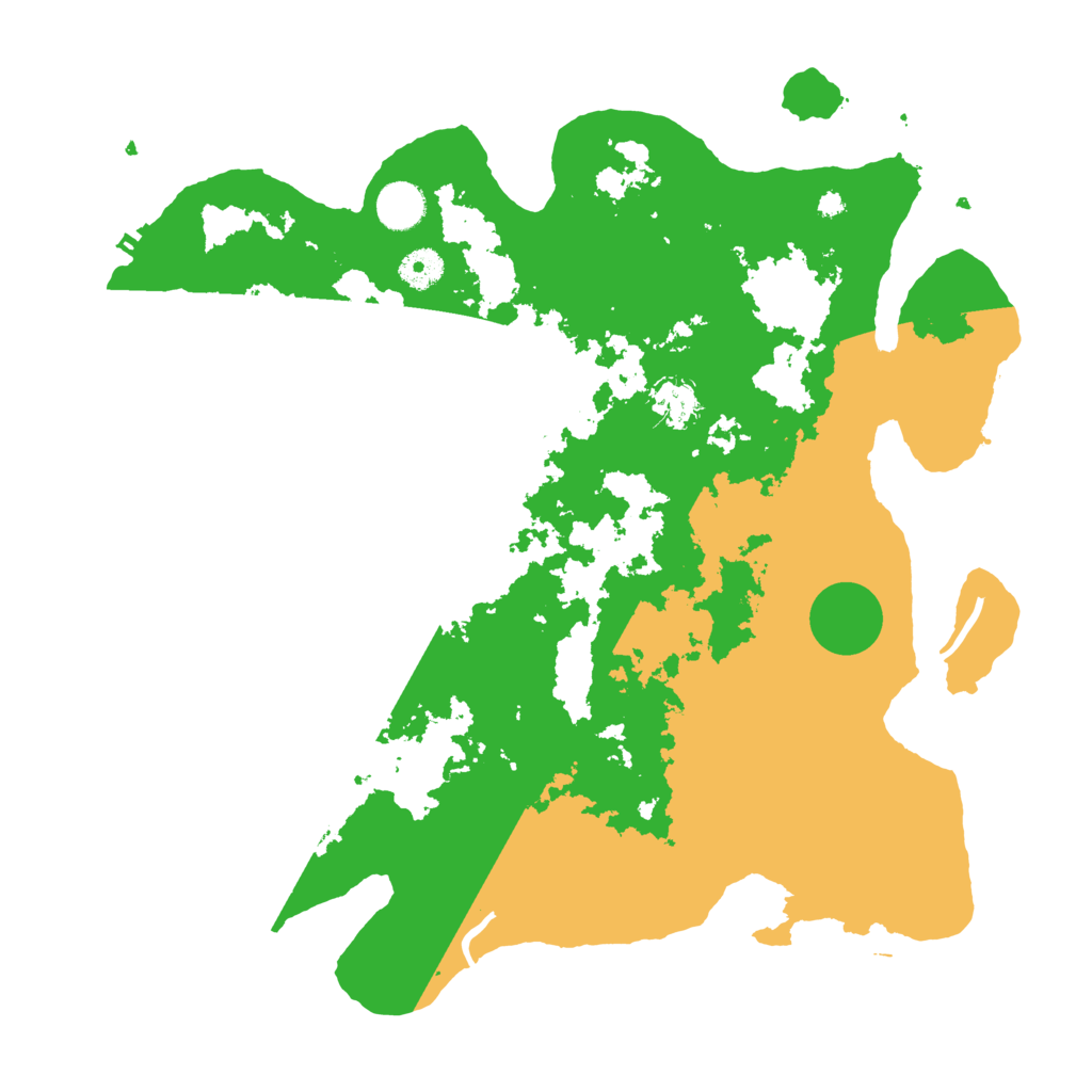 Biome Rust Map: Procedural Map, Size: 3950, Seed: 2021275324