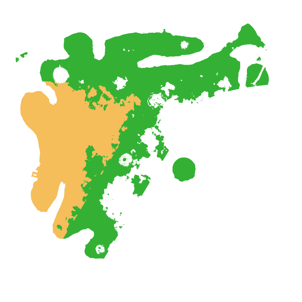 Biome Rust Map: Procedural Map, Size: 3500, Seed: 198570496