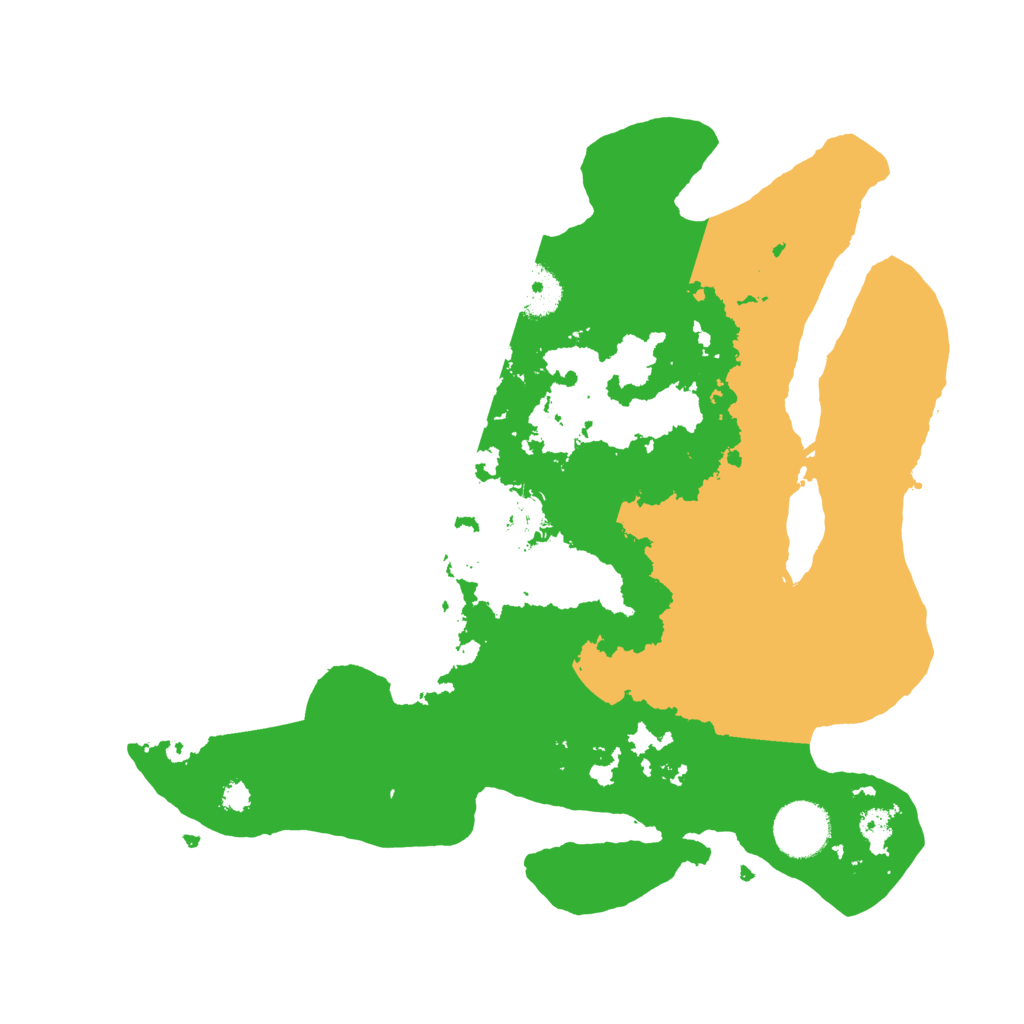 Biome Rust Map: Procedural Map, Size: 3200, Seed: 3193890