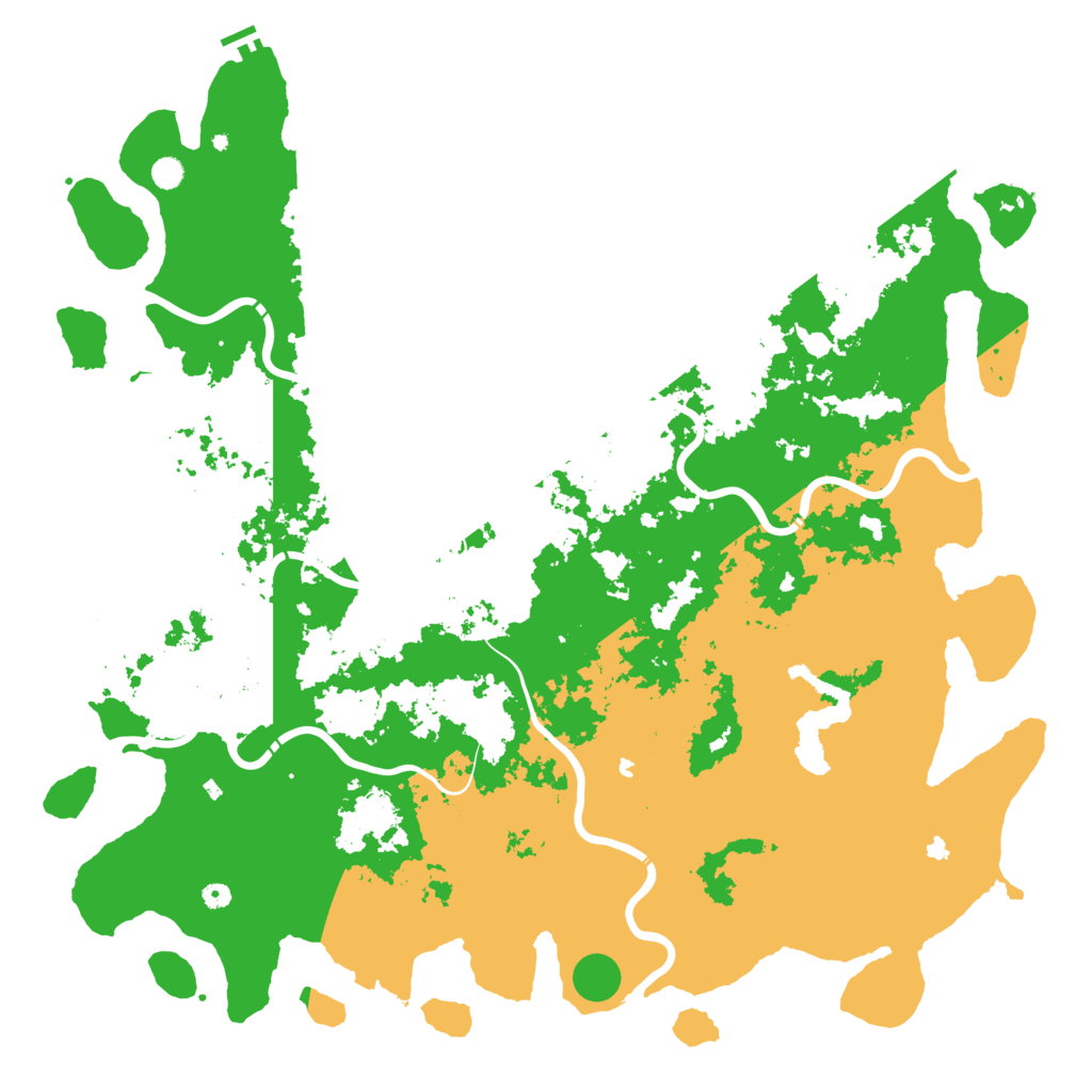 Biome Rust Map: Procedural Map, Size: 6000, Seed: 3692606