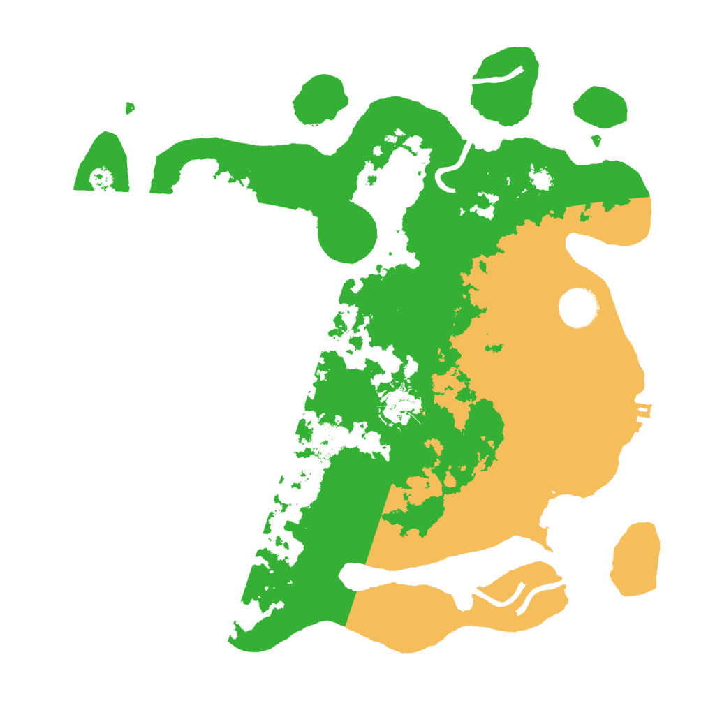 Biome Rust Map: Procedural Map, Size: 3200, Seed: 6404703