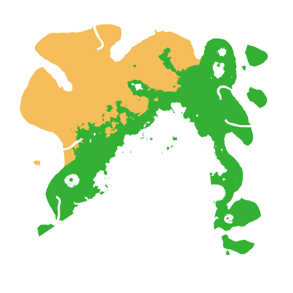 Biome Rust Map: Procedural Map, Size: 3200, Seed: 4367063