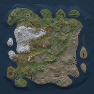 Thumbnail Rust Map: Procedural Map, Size: 3800, Seed: 1955326704, 20 Monuments