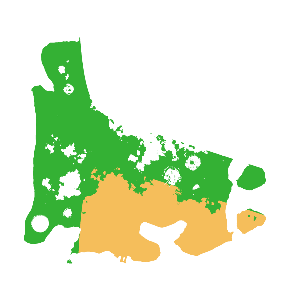 Biome Rust Map: Procedural Map, Size: 3000, Seed: 65191