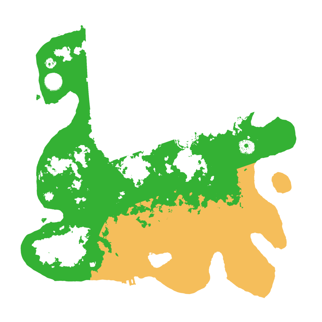 Biome Rust Map: Procedural Map, Size: 3200, Seed: 4742262