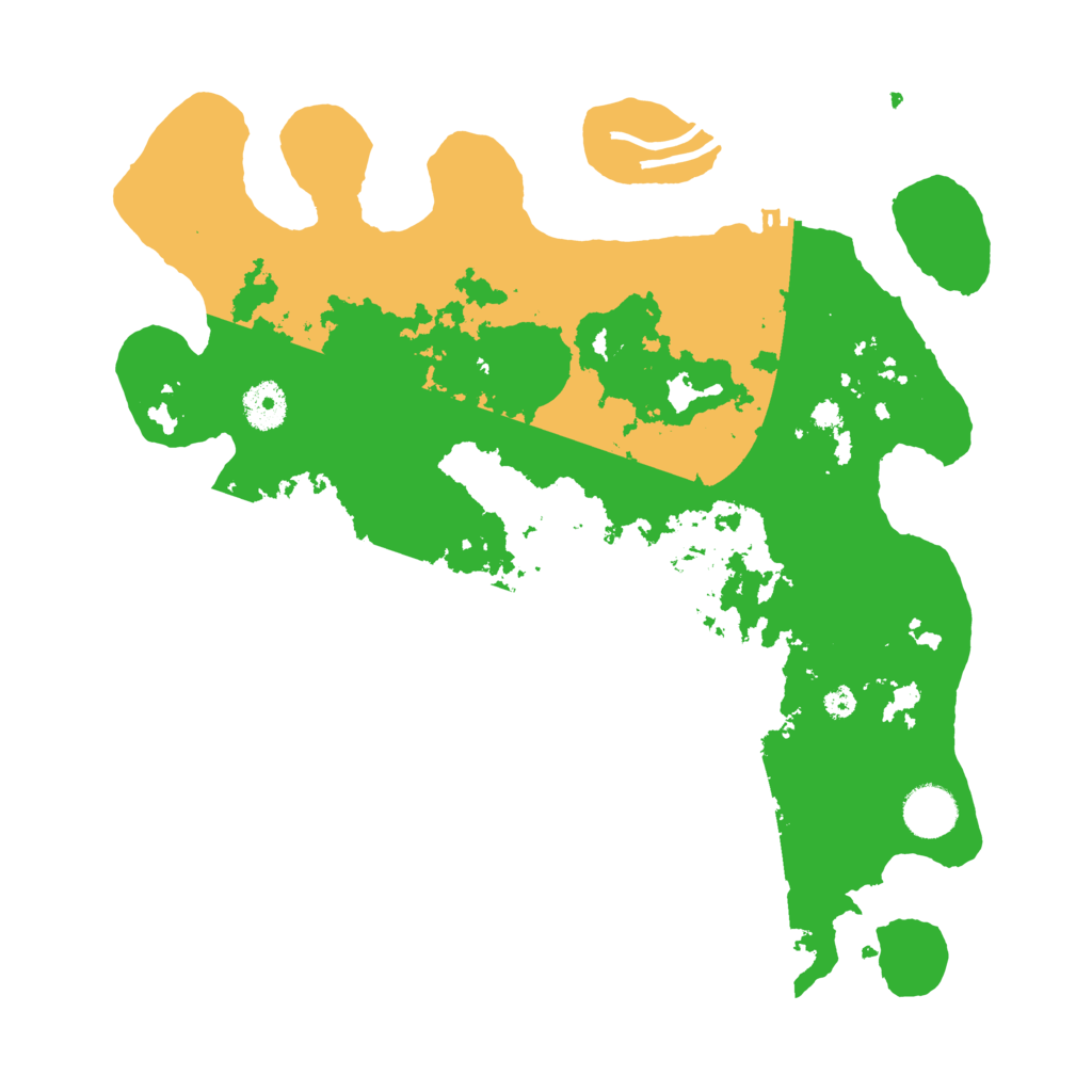 Biome Rust Map: Procedural Map, Size: 3600, Seed: 345133728