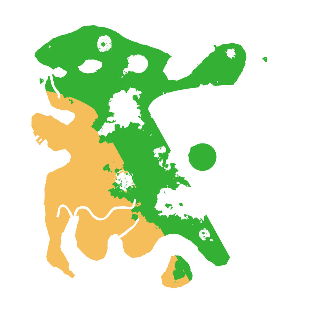 Biome Rust Map: Procedural Map, Size: 3000, Seed: 7575