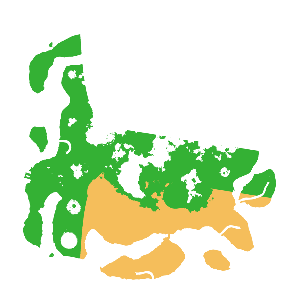 Biome Rust Map: Procedural Map, Size: 3200, Seed: 5443784