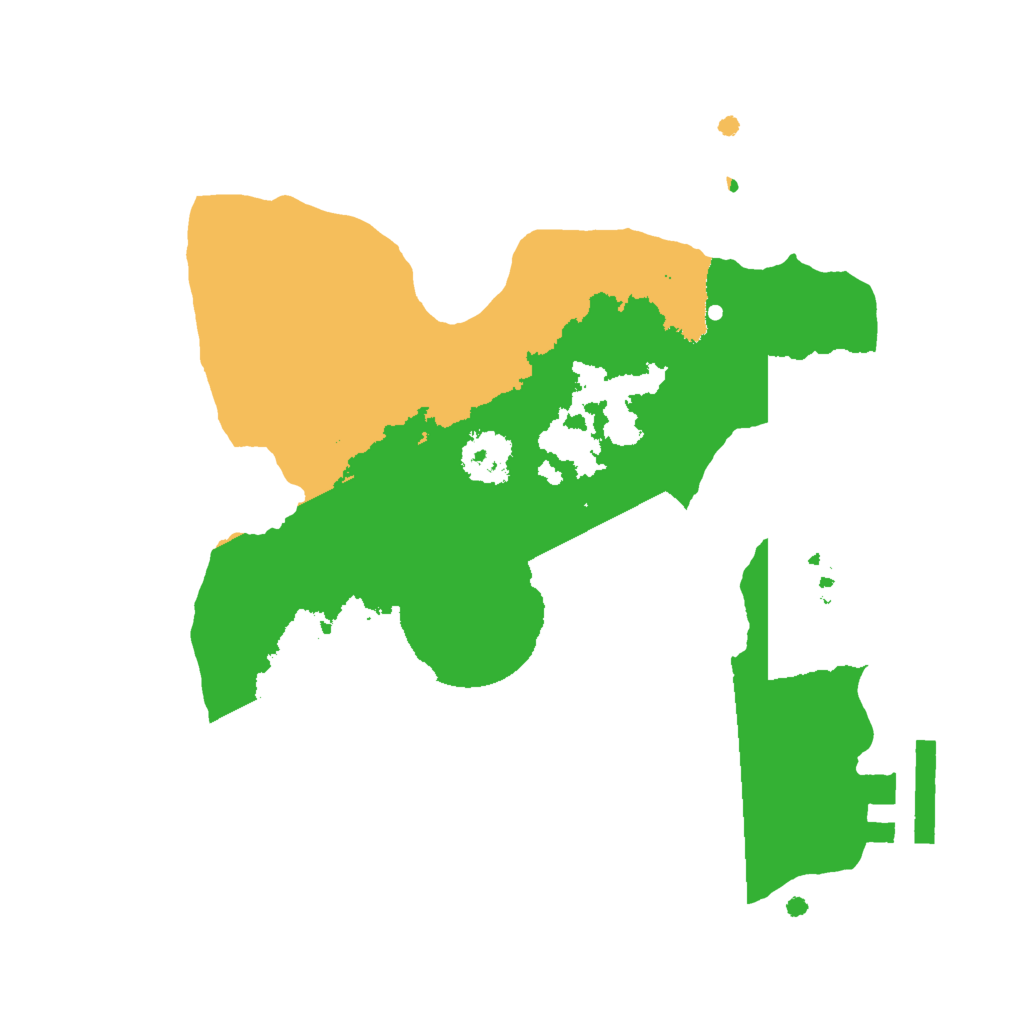 Biome Rust Map: Procedural Map, Size: 2000, Seed: 1000000