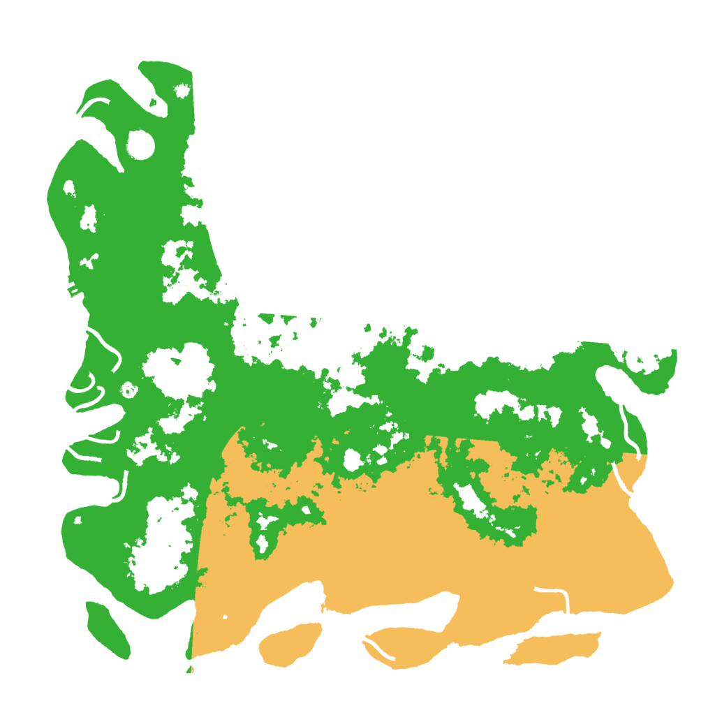 Biome Rust Map: Procedural Map, Size: 4500, Seed: 1364943