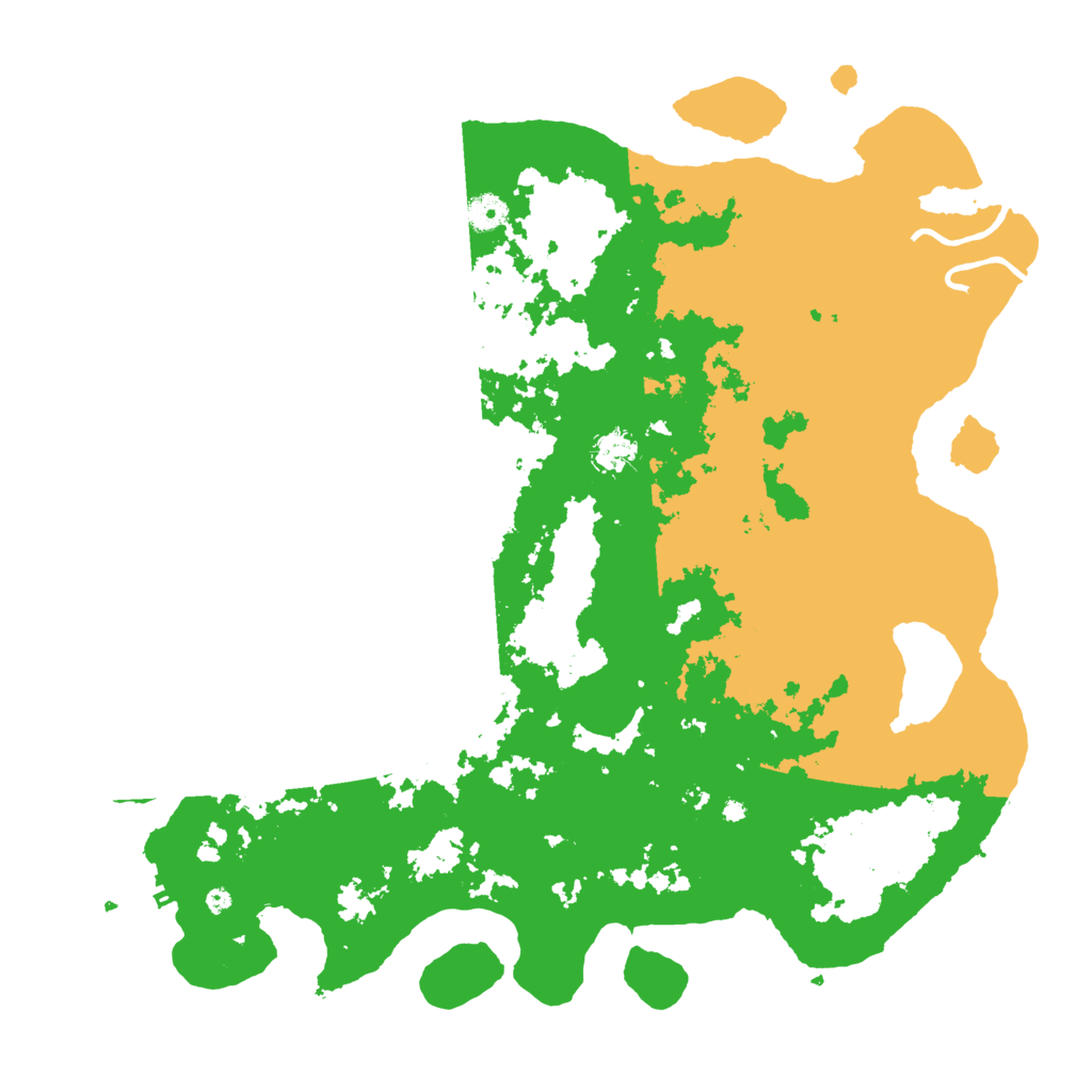 Biome Rust Map: Procedural Map, Size: 4500, Seed: 78549