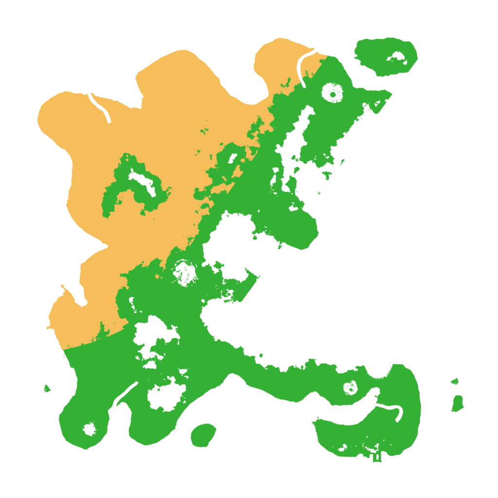 Biome Rust Map: Procedural Map, Size: 3600, Seed: 1206772802