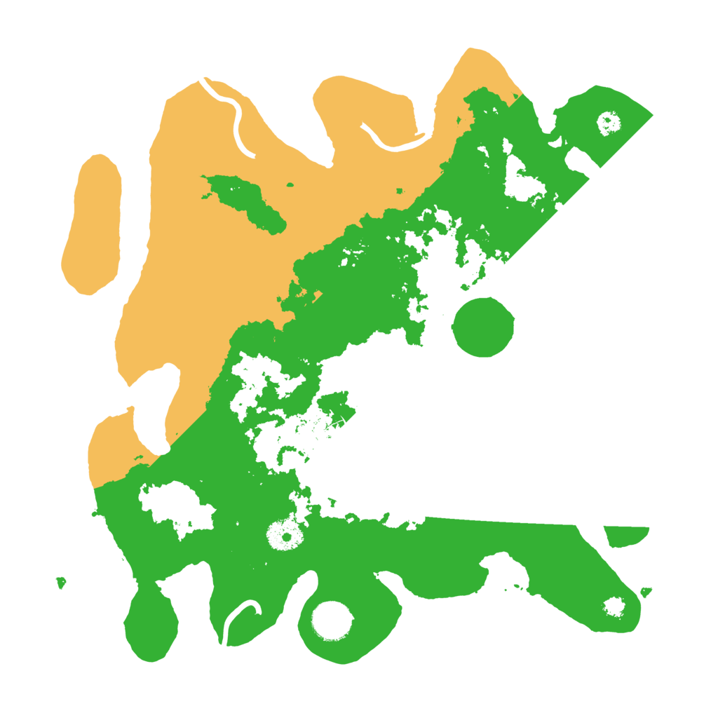 Biome Rust Map: Procedural Map, Size: 3200, Seed: 3763665