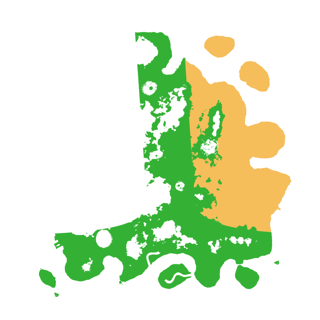 Biome Rust Map: Procedural Map, Size: 3500, Seed: 78549