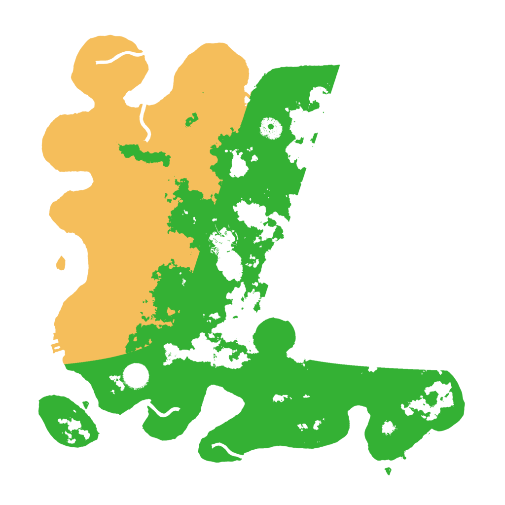 Biome Rust Map: Procedural Map, Size: 3487, Seed: 4160