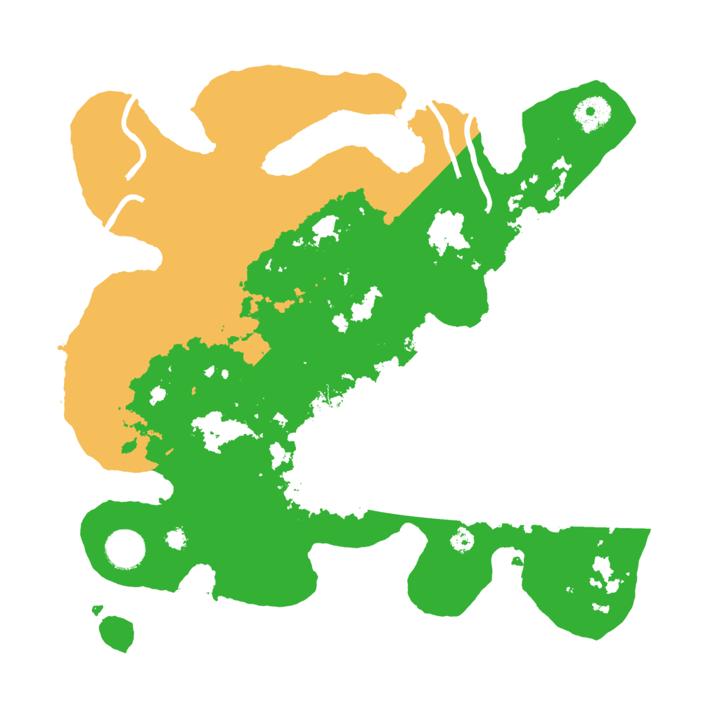 Biome Rust Map: Procedural Map, Size: 3200, Seed: 668470