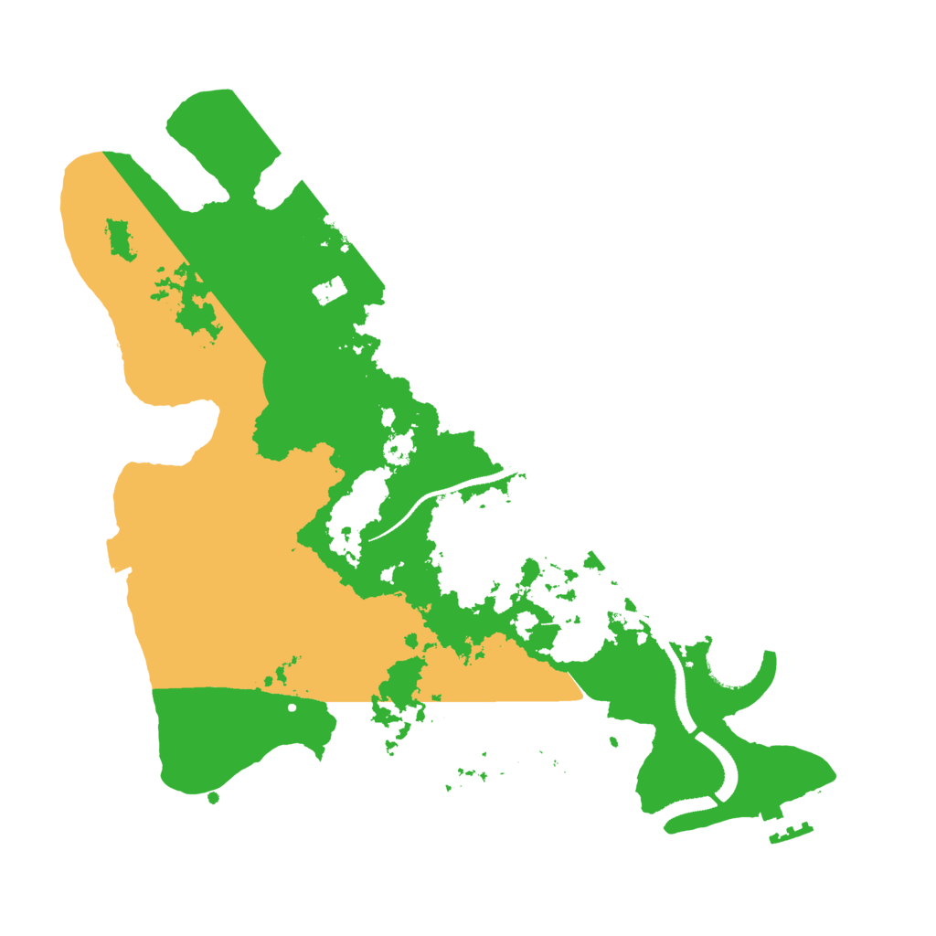 Biome Rust Map: Procedural Map, Size: 3200, Seed: 82073