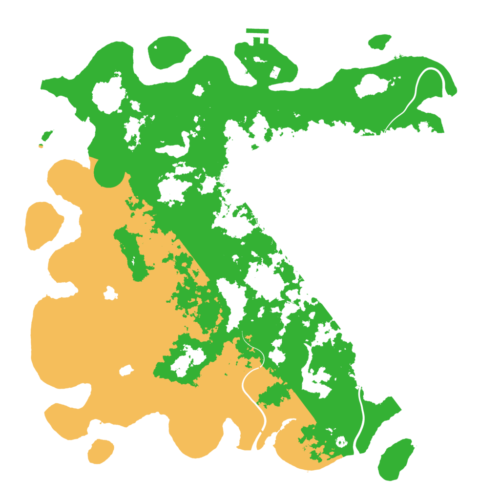 Biome Rust Map: Procedural Map, Size: 4500, Seed: 683207