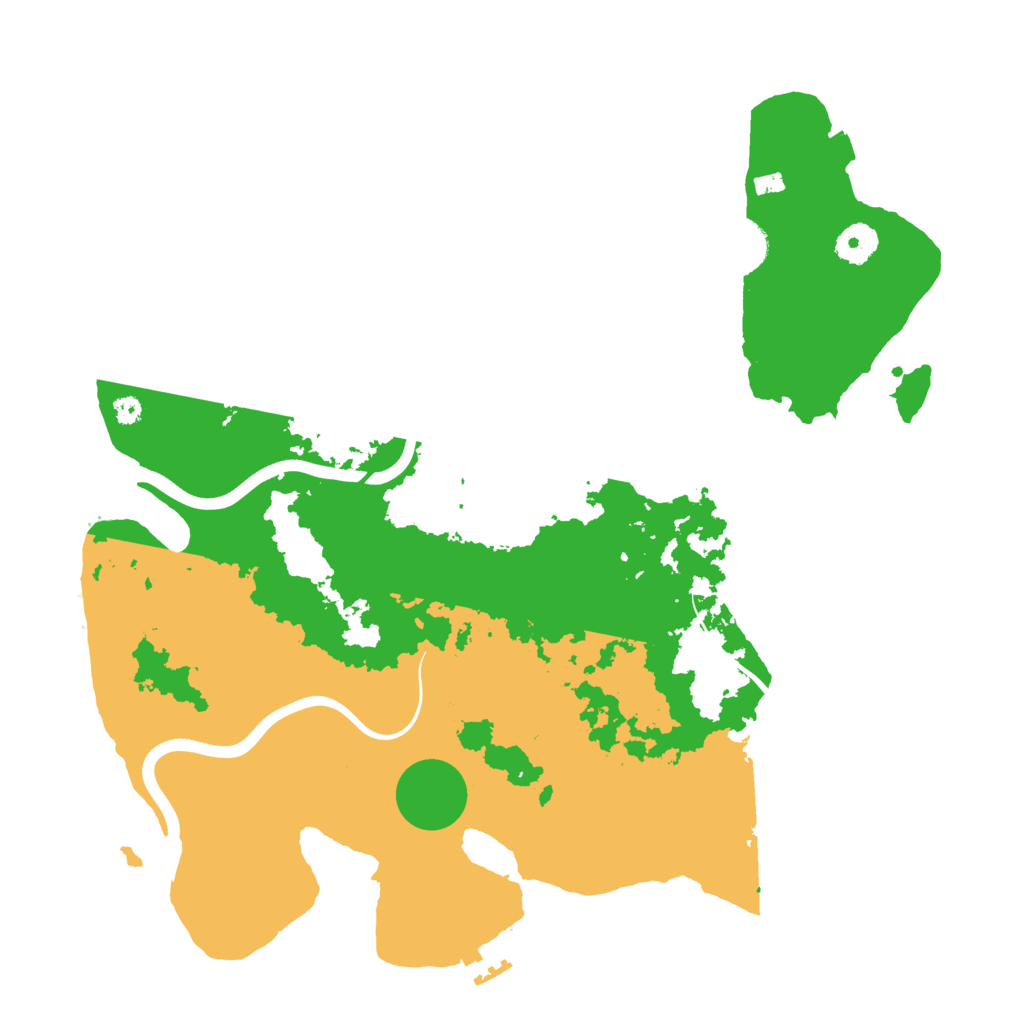 Biome Rust Map: Procedural Map, Size: 3800, Seed: 712973849
