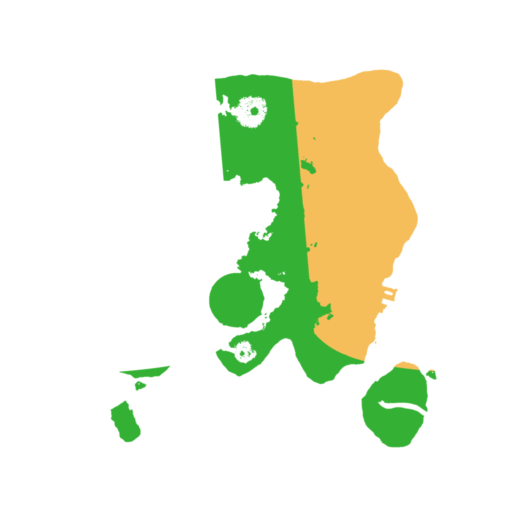 Biome Rust Map: Procedural Map, Size: 2500, Seed: 399669065