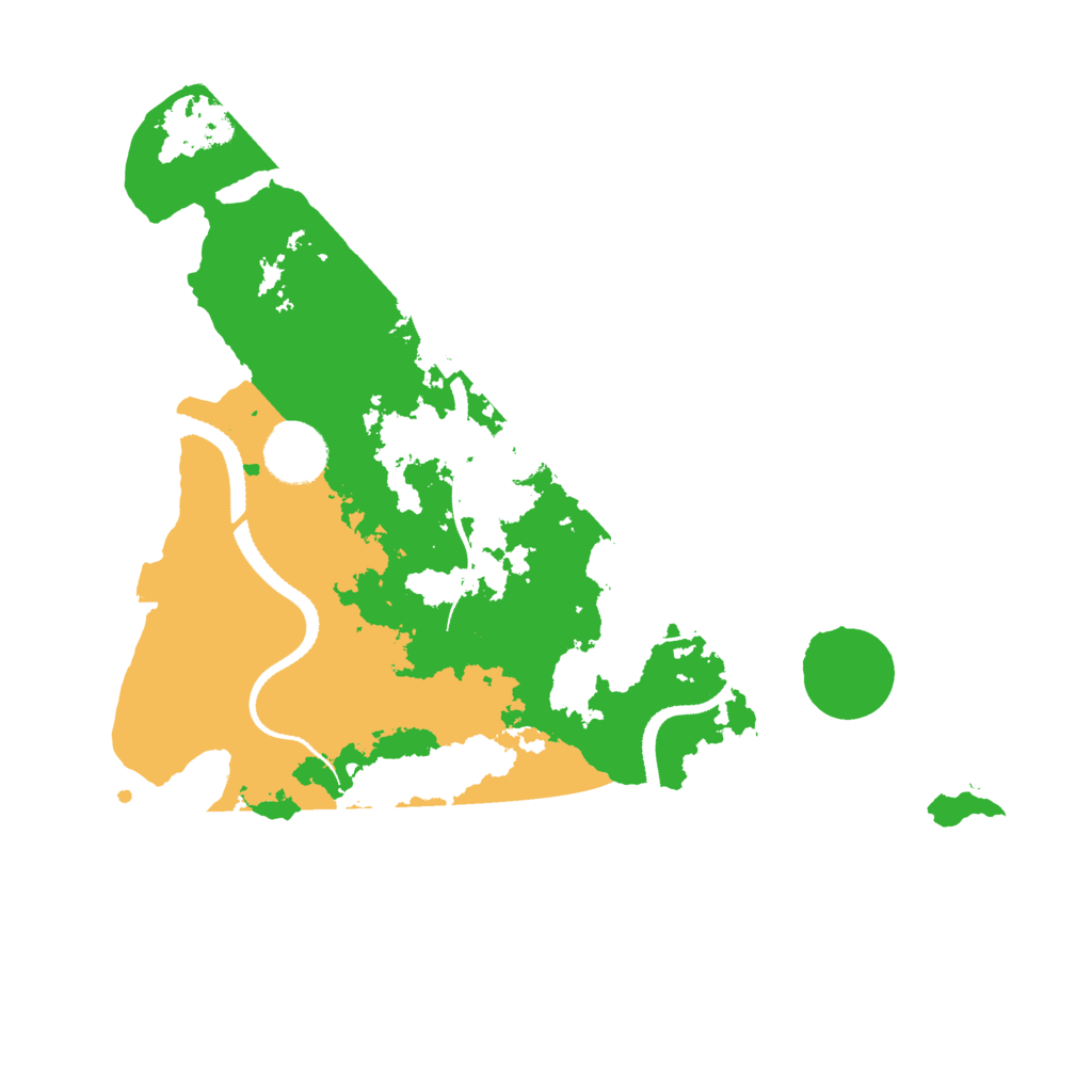 Biome Rust Map: Procedural Map, Size: 3200, Seed: 1718605