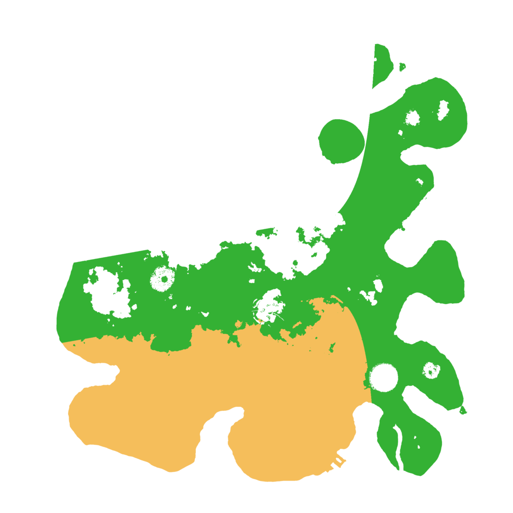 Biome Rust Map: Procedural Map, Size: 3200, Seed: 1161306