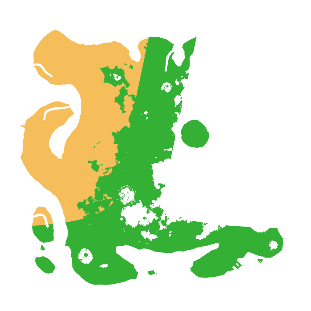 Biome Rust Map: Procedural Map, Size: 3200, Seed: 3116909