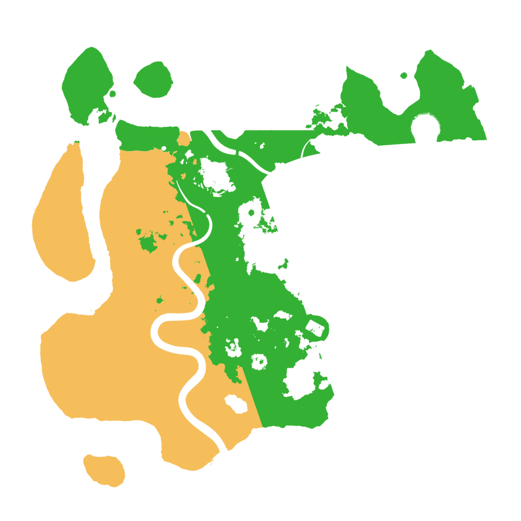 Biome Rust Map: Procedural Map, Size: 3200, Seed: 4445831