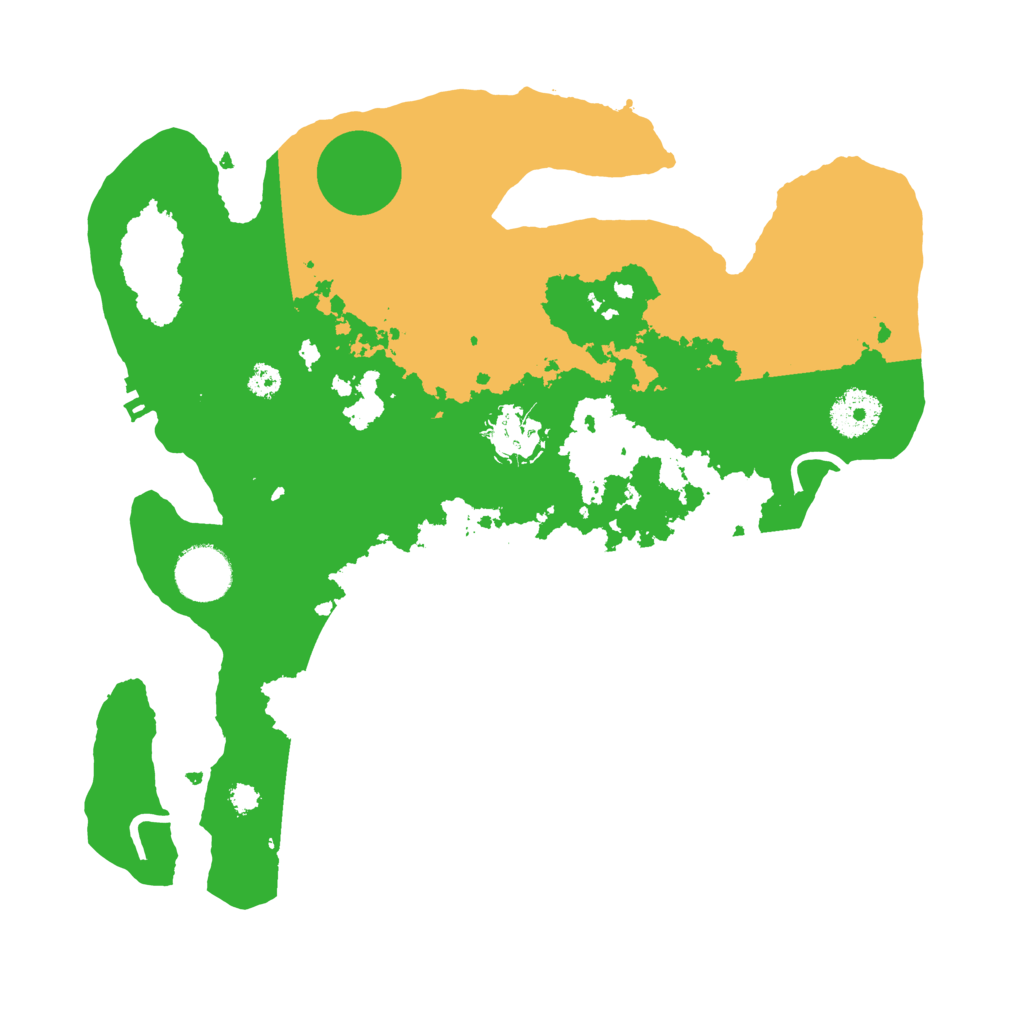 Biome Rust Map: Procedural Map, Size: 3200, Seed: 5216053