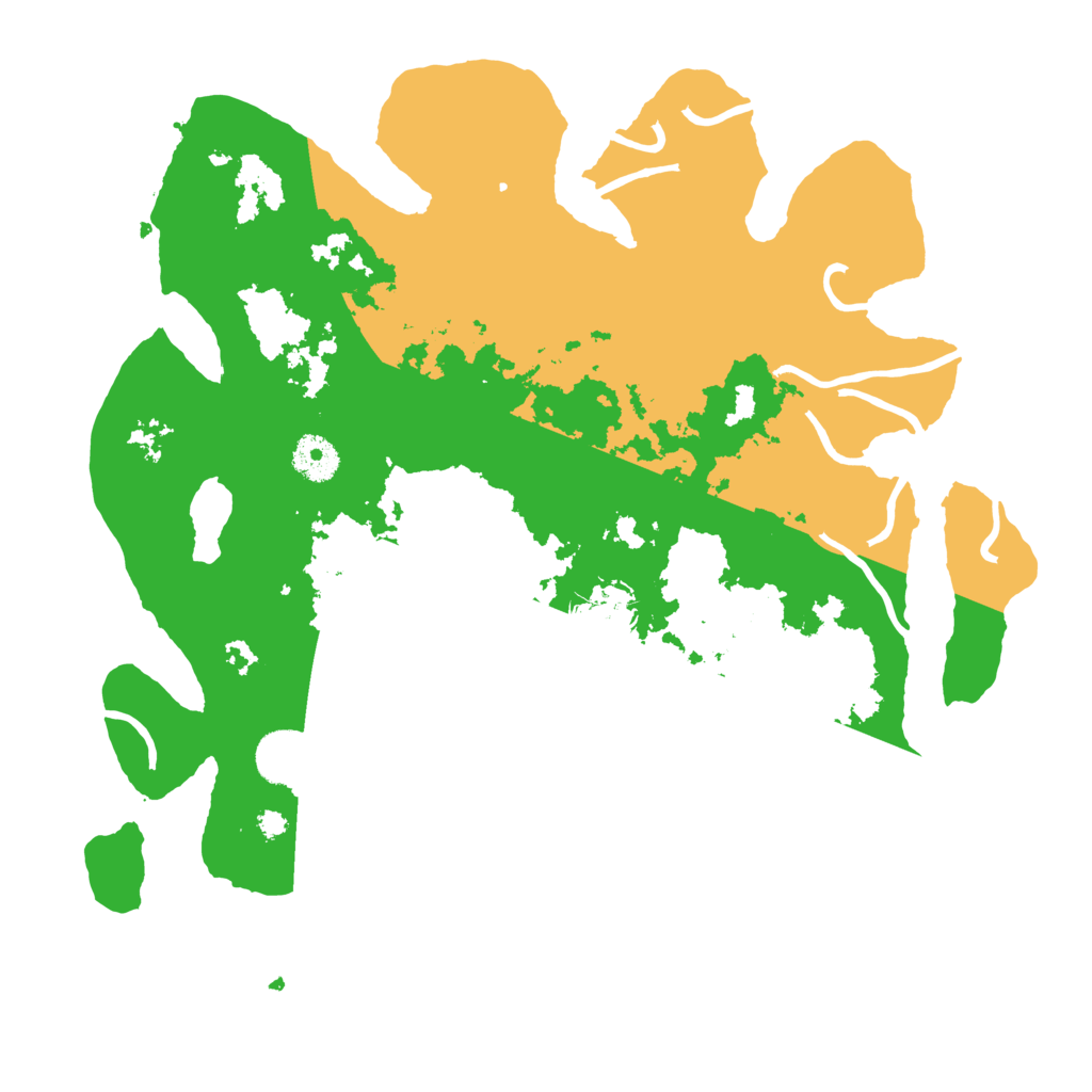 Biome Rust Map: Procedural Map, Size: 3600, Seed: 56340258