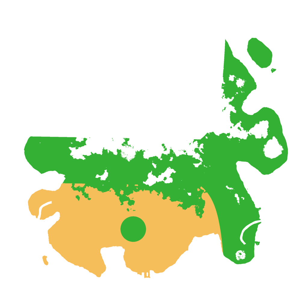 Biome Rust Map: Procedural Map, Size: 3200, Seed: 6082106