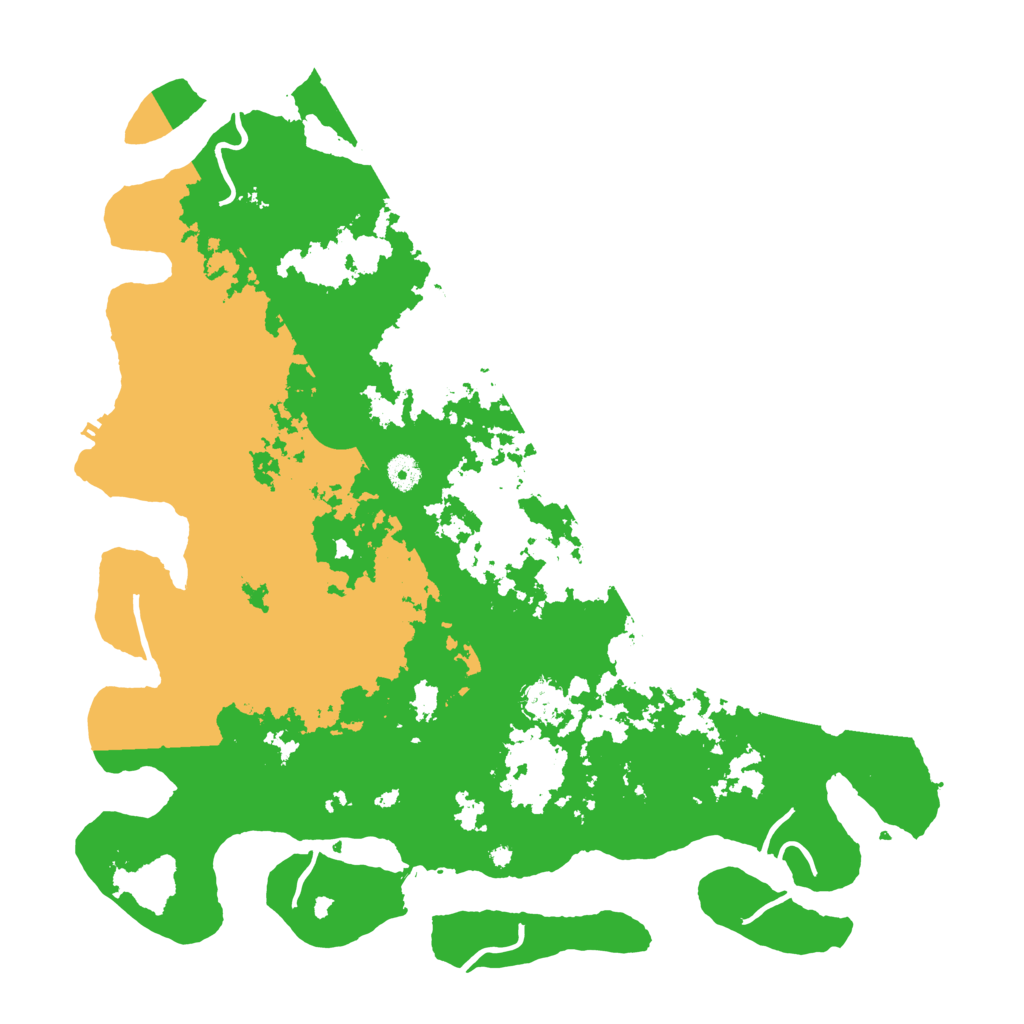 Biome Rust Map: Procedural Map, Size: 4500, Seed: 769537863