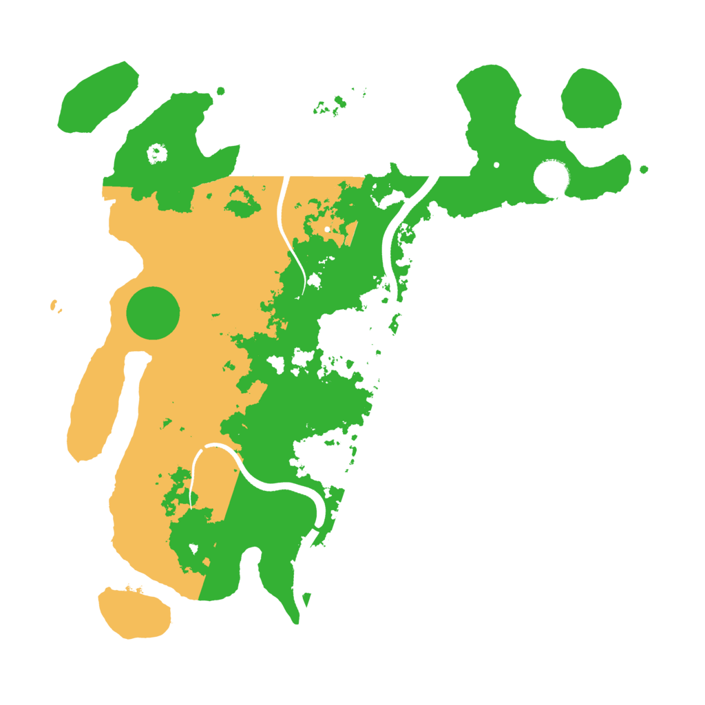 Biome Rust Map: Procedural Map, Size: 3500, Seed: 499643292