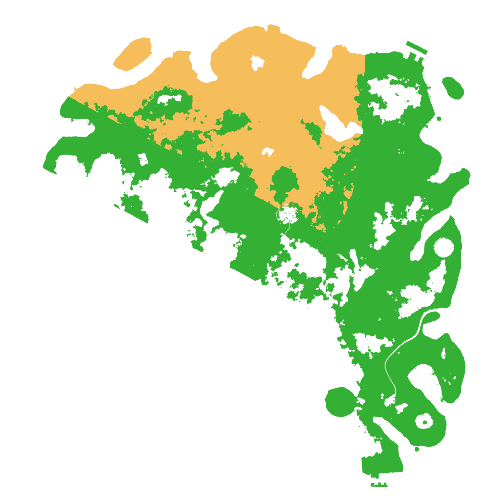 Biome Rust Map: Procedural Map, Size: 4500, Seed: 1852975