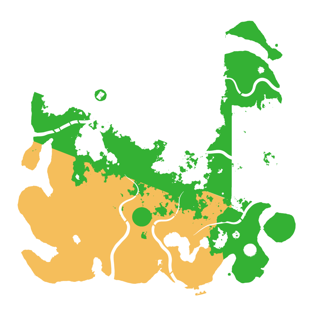 Biome Rust Map: Procedural Map, Size: 4250, Seed: 454787551