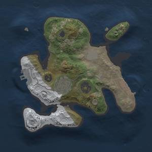 Thumbnail Rust Map: Procedural Map, Size: 2000, Seed: 6969, 8 Monuments