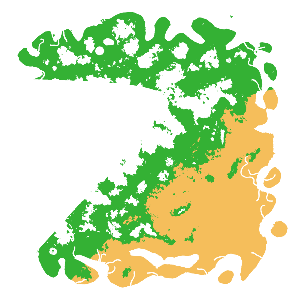 Biome Rust Map: Procedural Map, Size: 6000, Seed: 632428