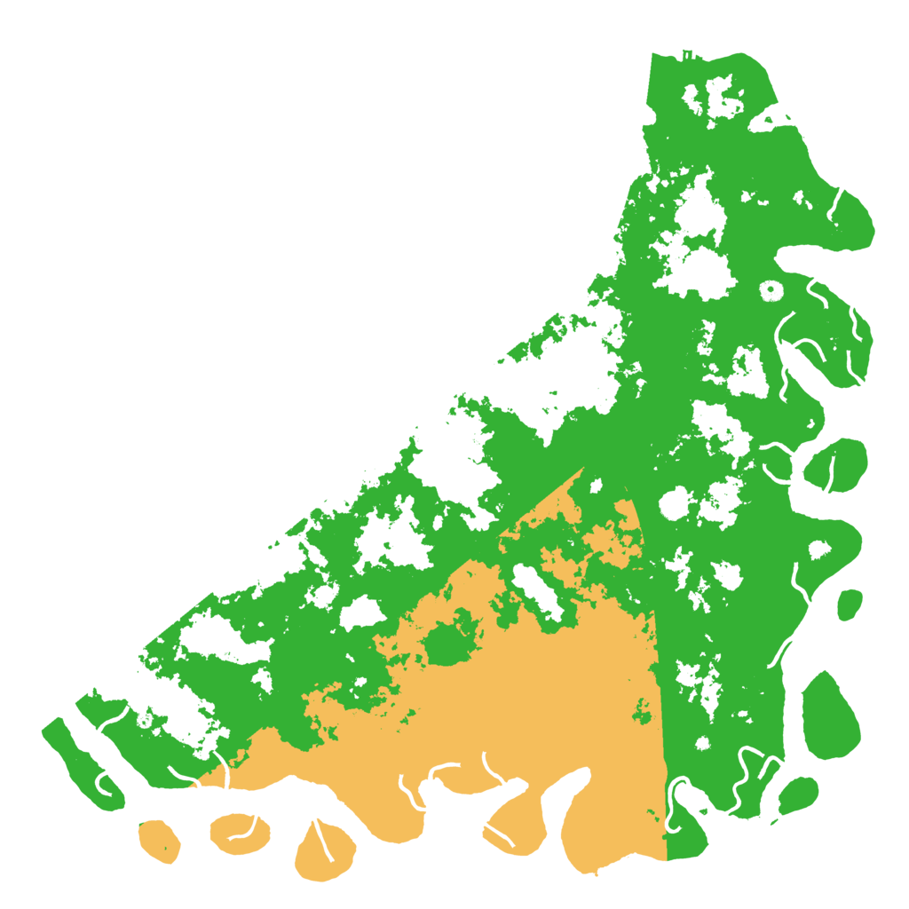 Biome Rust Map: Procedural Map, Size: 6000, Seed: 616549