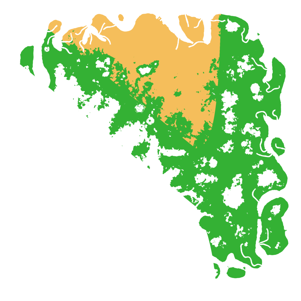 Biome Rust Map: Procedural Map, Size: 6000, Seed: 890780