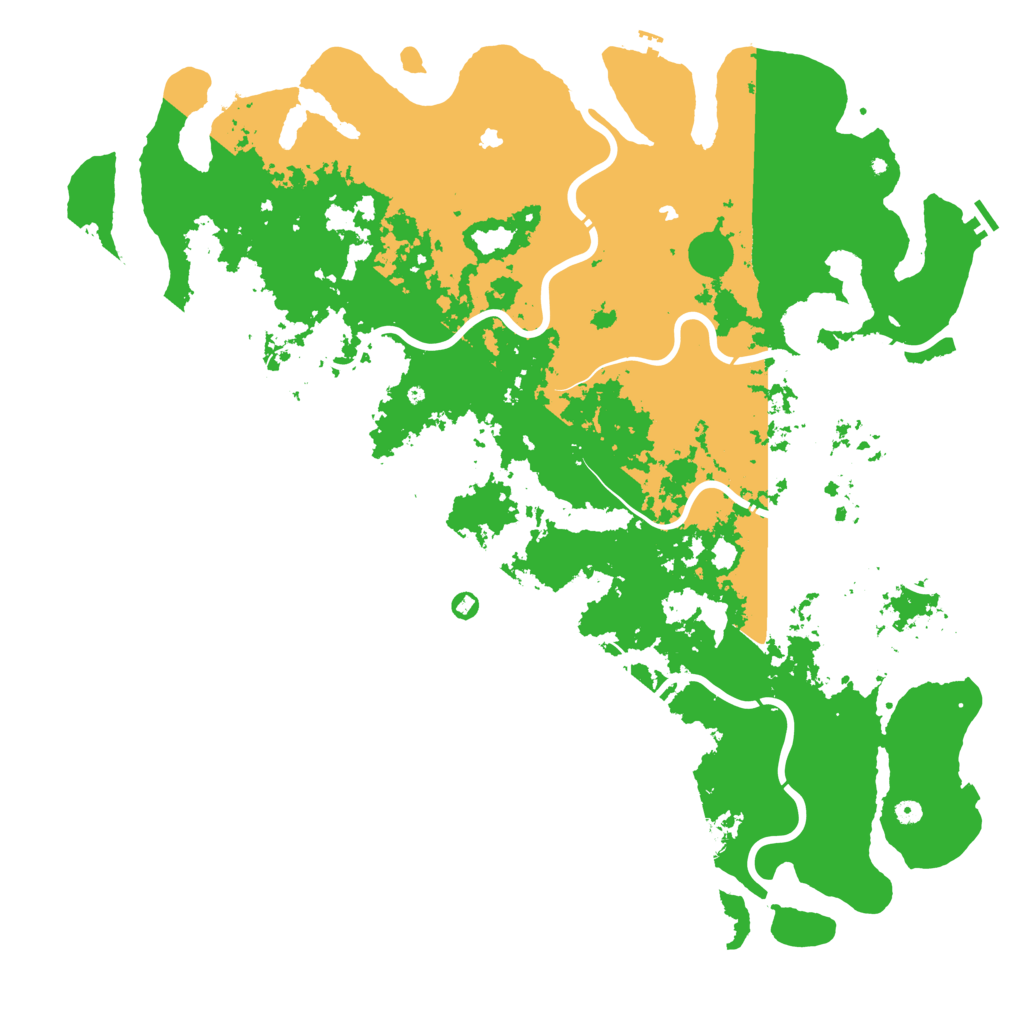 Biome Rust Map: Procedural Map, Size: 6000, Seed: 890780