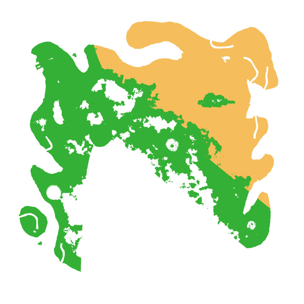 Biome Rust Map: Procedural Map, Size: 3700, Seed: 8921345