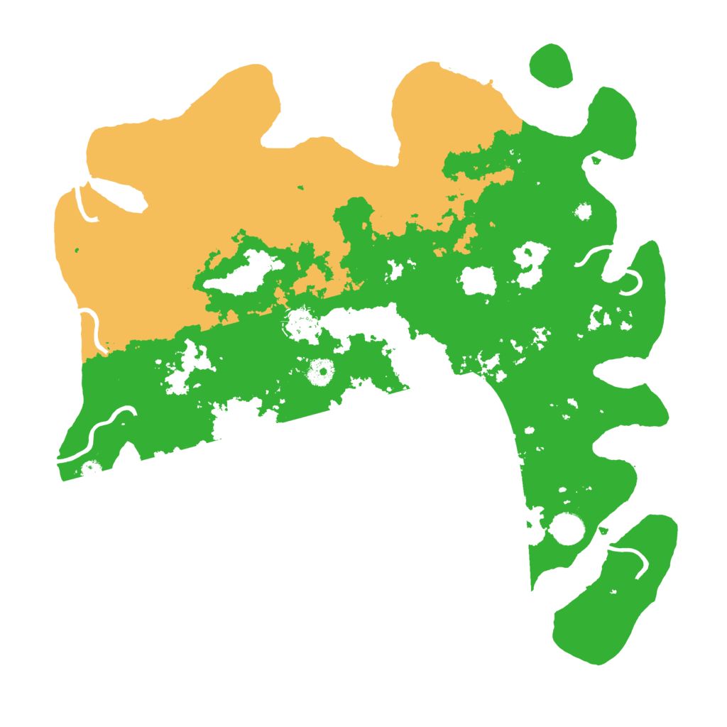Biome Rust Map: Procedural Map, Size: 4000, Seed: 63115