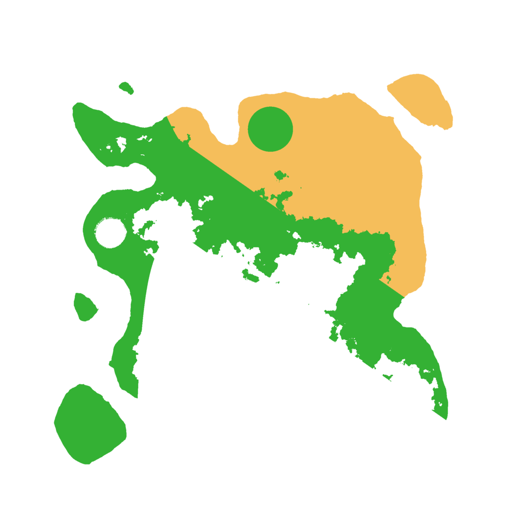 Biome Rust Map: Barren, Size: 3000, Seed: 1499261729