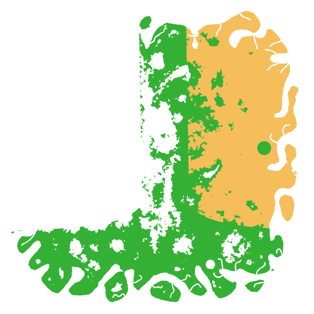 Biome Rust Map: Procedural Map, Size: 6000, Seed: 108864