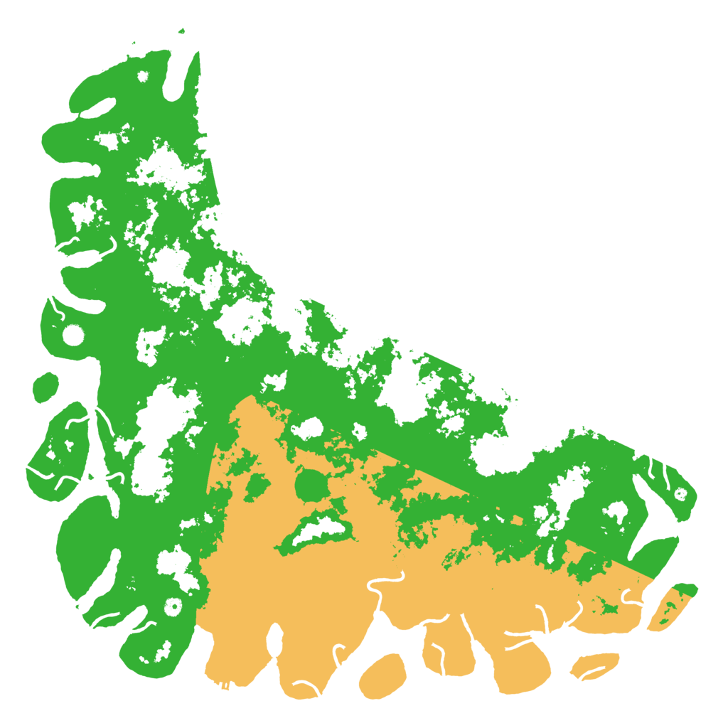 Biome Rust Map: Procedural Map, Size: 6000, Seed: 40536