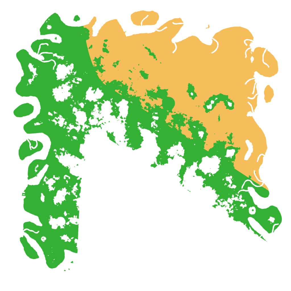Biome Rust Map: Procedural Map, Size: 6000, Seed: 345863