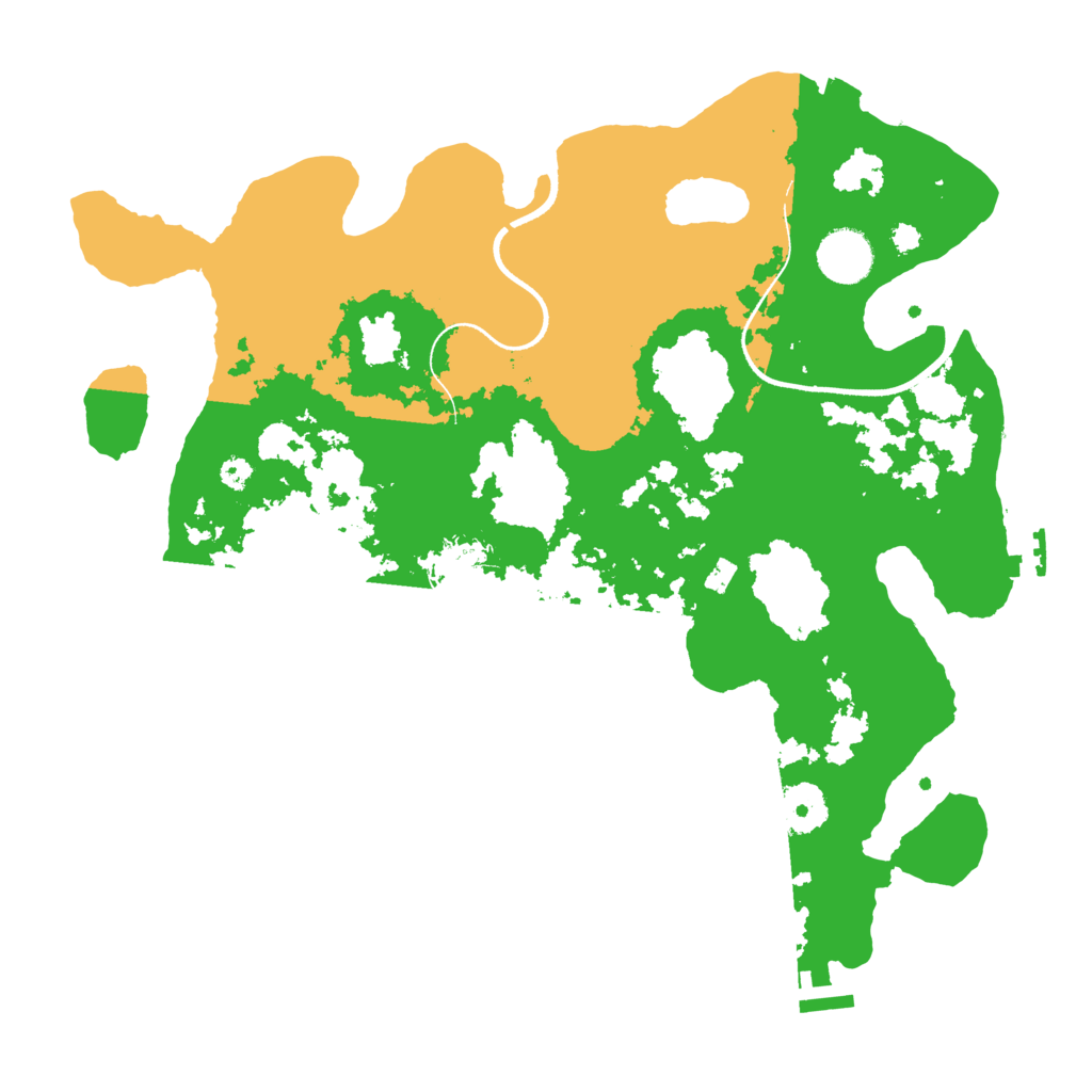 Biome Rust Map: Procedural Map, Size: 3500, Seed: 3090675