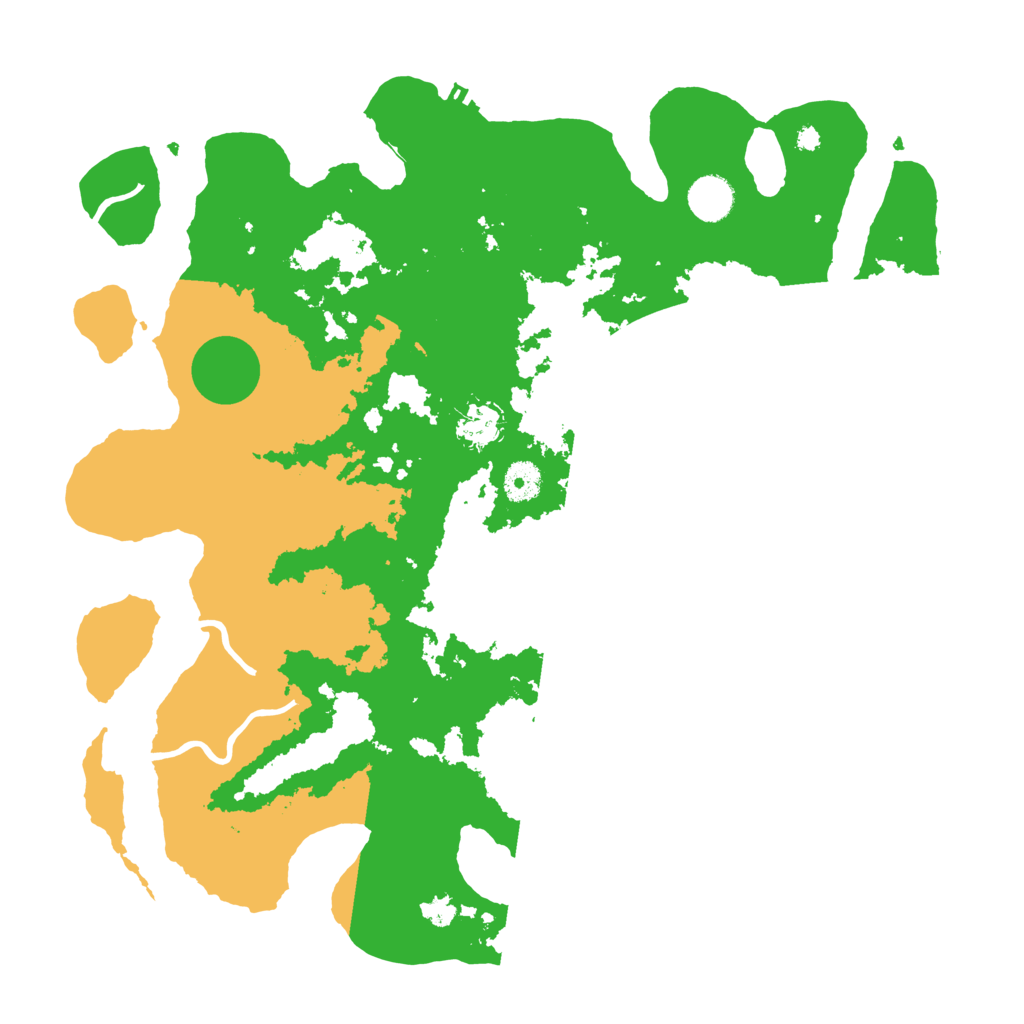 Biome Rust Map: Procedural Map, Size: 3950, Seed: 1289042235